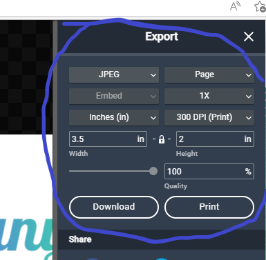 Export your file from Vectr to SVG