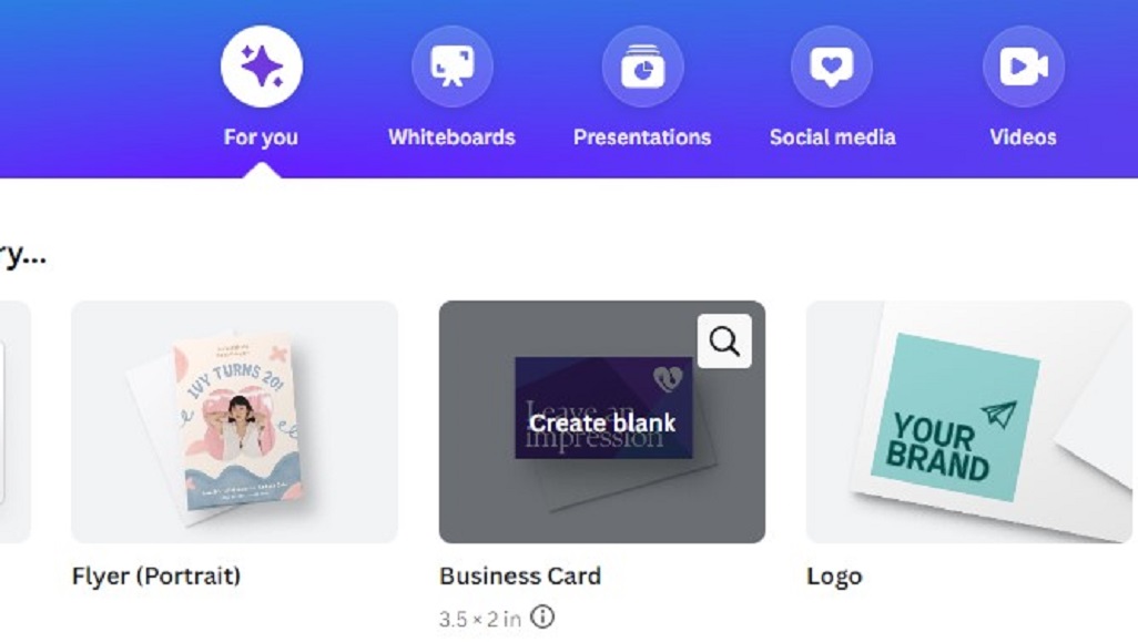 How To Design a Business Cards using Canva