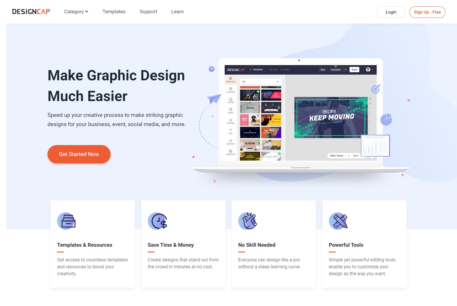 DesignCap Website